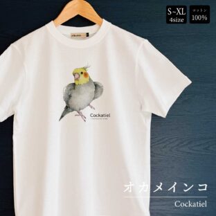 Tシャツ|オカメインコCockatiel