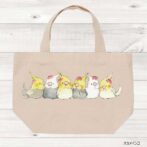 ランチトート　オカメインコ　かわいい　ゆとり屋