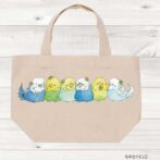 ランチトート　セキセイインコ　かわいい　ゆとり屋