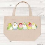 ランチトート　コザクラインコ　かわいい　ゆとり屋