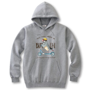 プルパーカー|キックボード文鳥