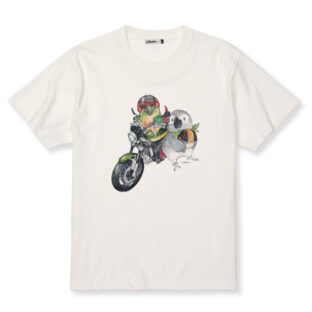Tシャツ｜タマムシバイクとウロコ・ヨウム